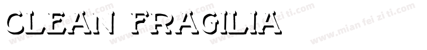 Clean Fragilia字体转换